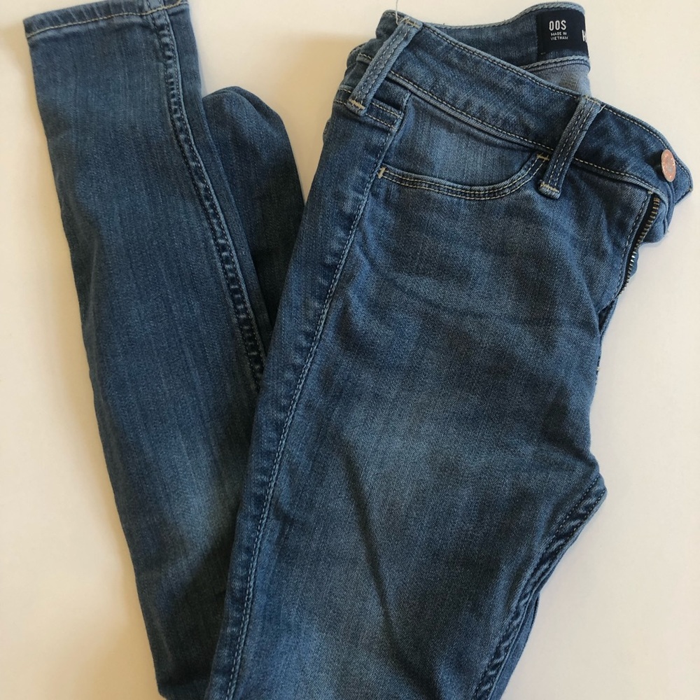Medium Wash Jeggings No rips